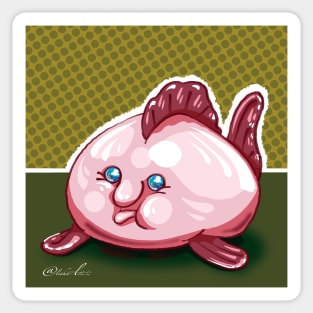 Squish the Fish Sticker